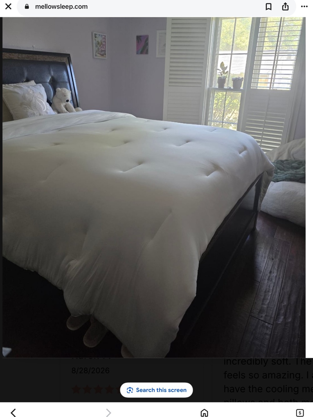 Plush White Down Alternative Comforter - Soft White